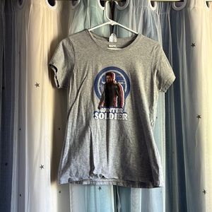 Bucky Barnes Winter Soldier fandom short sleeve tee! WOMENS SIZE M